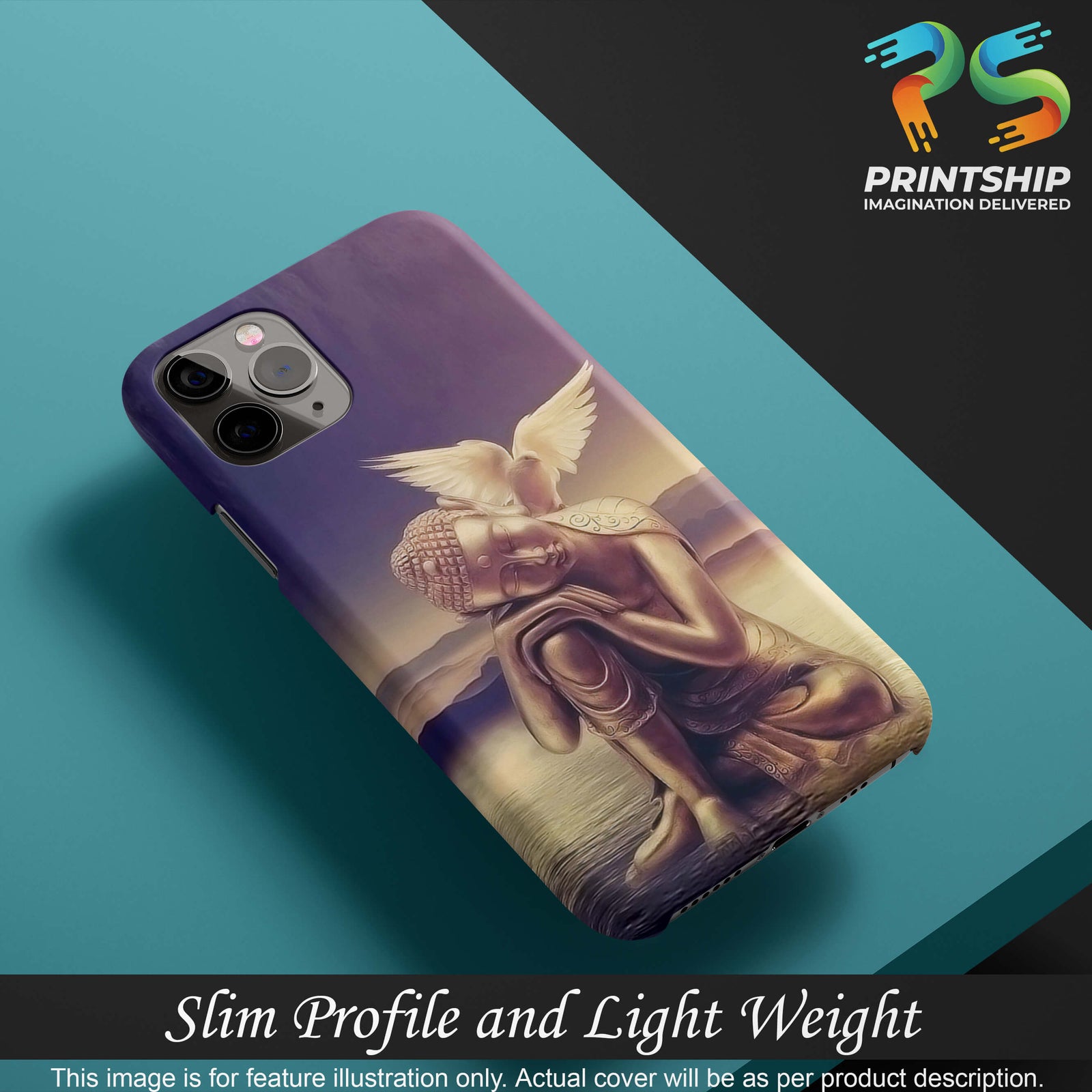 D1582-Lord Buddha Back Cover for Google Pixel 4-Image4