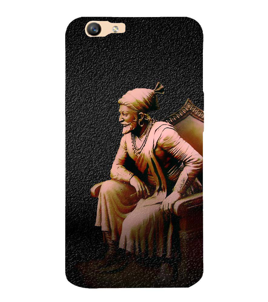 D1601-Chatrapati Shivaji On His Throne Back Cover for Oppo F1s : A59