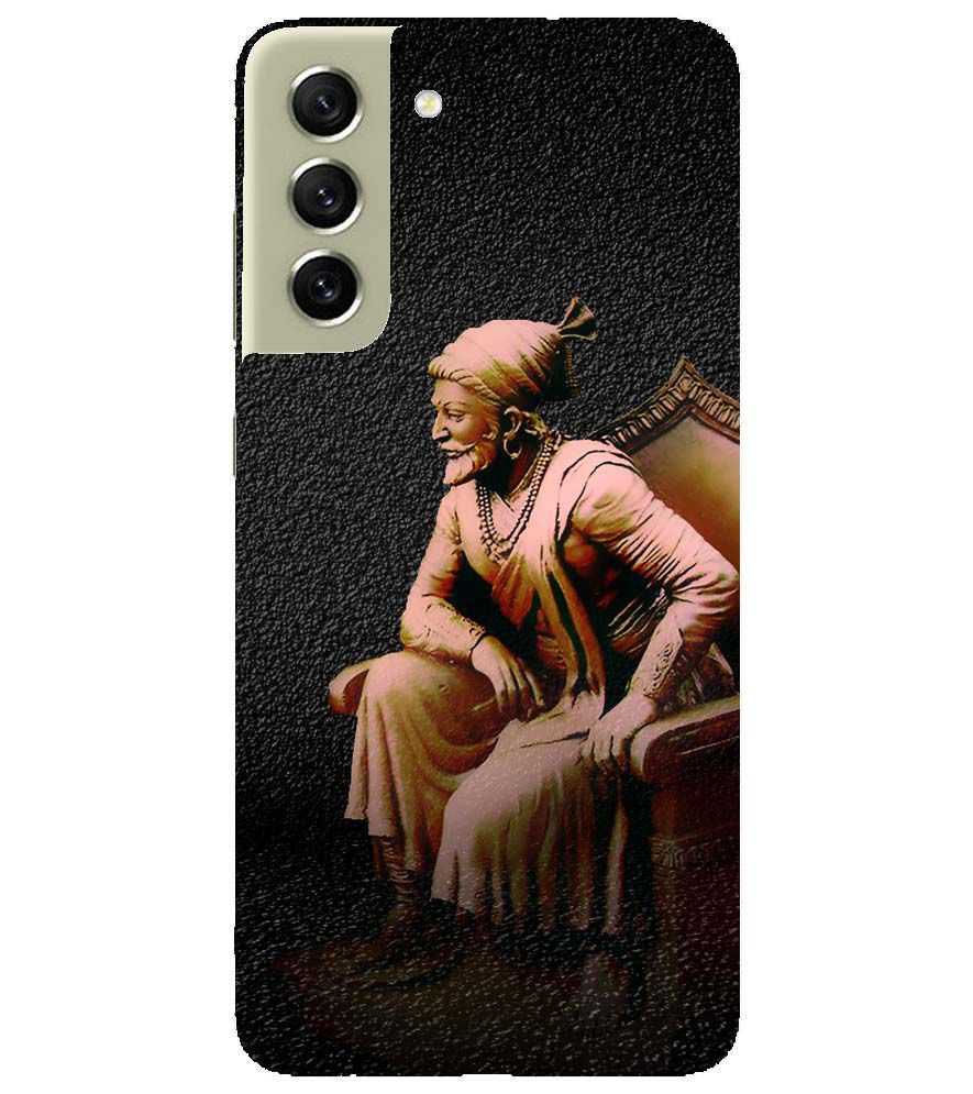 D1601-Chatrapati Shivaji On His Throne Back Cover for Samsung Galaxy S21 5G