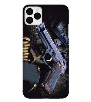 D1624-Guns And Bullets Back Cover for Apple iPhone 11 Pro