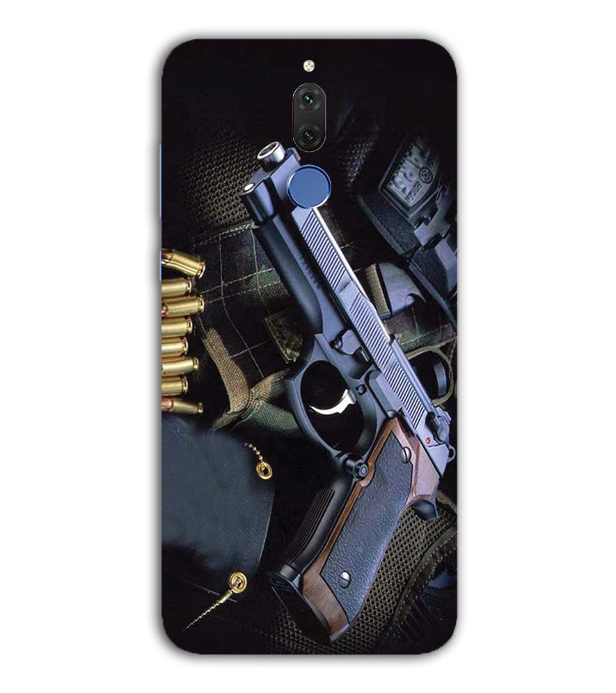 D1624-Guns And Bullets Back Cover for Huawei Nova 2i