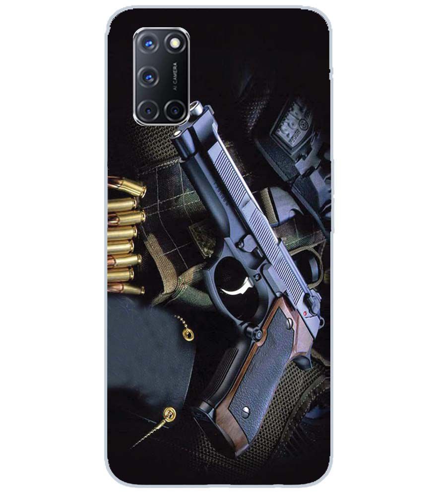 D1624-Guns And Bullets Back Cover for Oppo A72