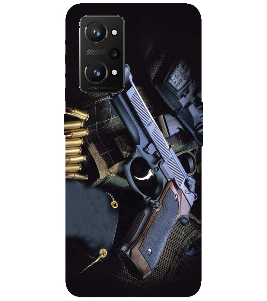 D1624-Guns And Bullets Back Cover for Realme X7 Max 5G
