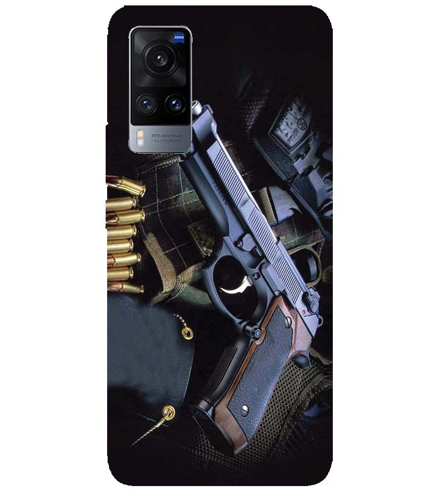 D1624-Guns And Bullets Back Cover for vivo X60