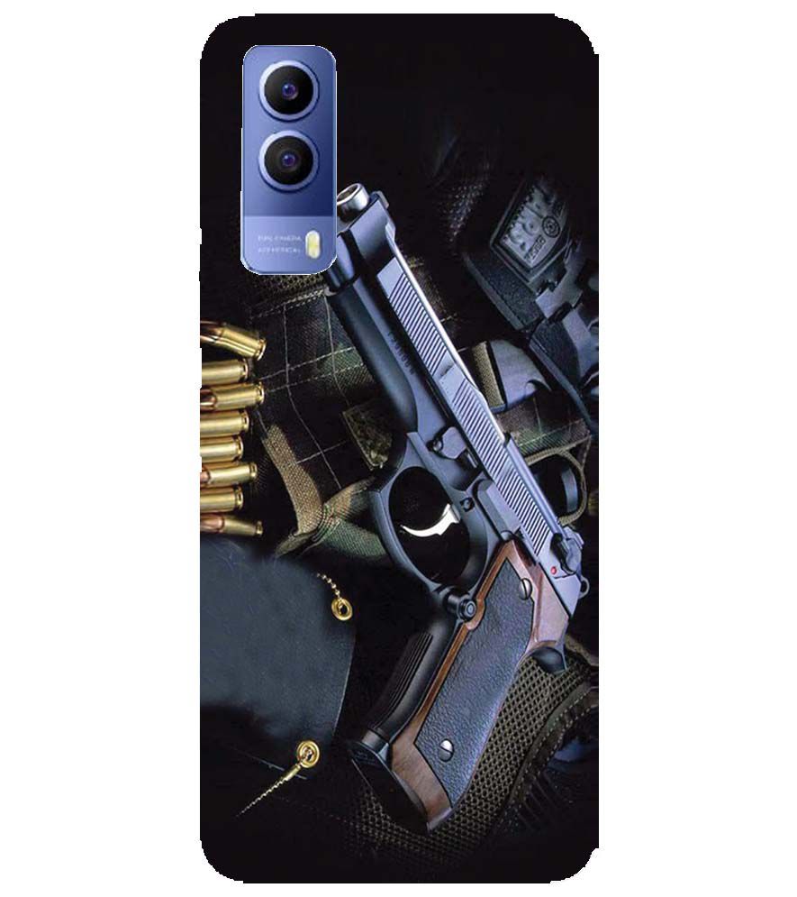 D1624-Guns And Bullets Back Cover for vivo Y53s
