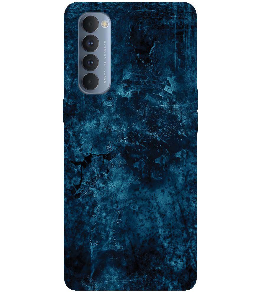D1896-Deep Blues Back Cover for Oppo Reno4 Pro
