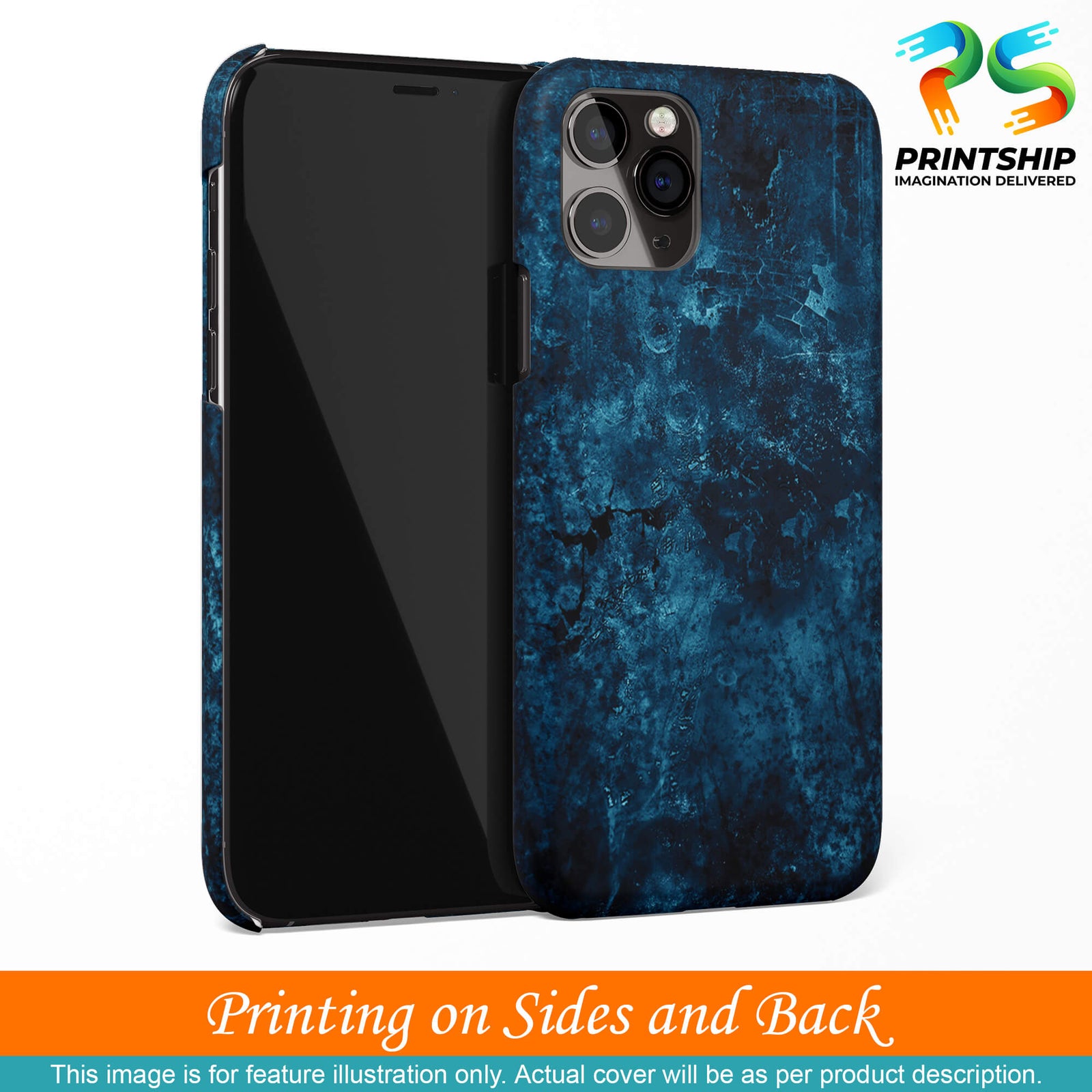 D1896-Deep Blues Back Cover for Huawei P20 Lite-Image3
