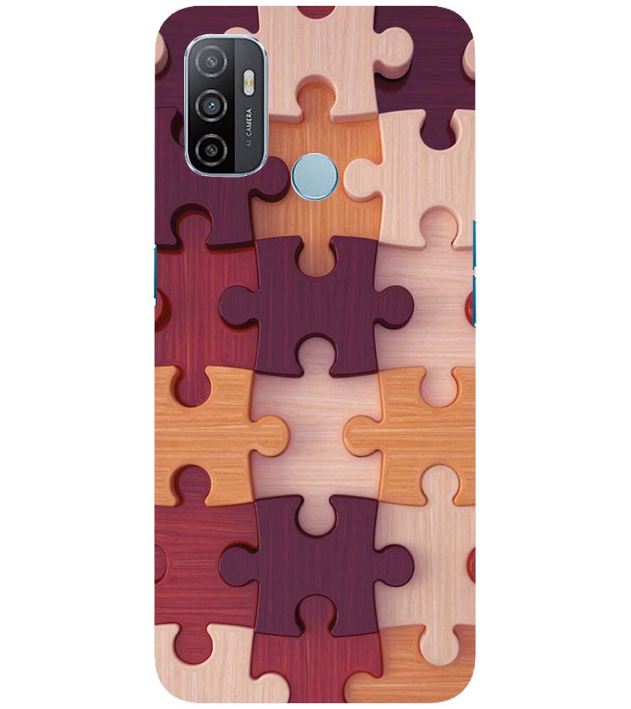 D2046-Wooden Jigsaw Back Cover for Oppo A33