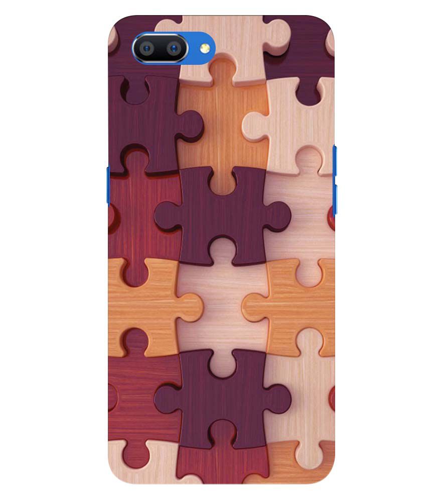 D2046-Wooden Jigsaw Back Cover for Oppo A5