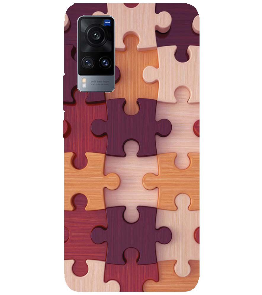 D2046-Wooden Jigsaw Back Cover for vivo X60