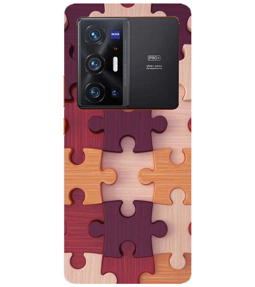 D2046-Wooden Jigsaw Back Cover for vivo X70 Pro+