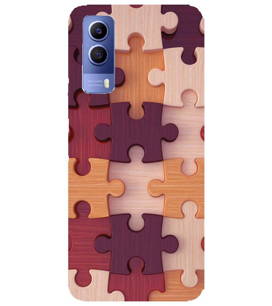 D2046-Wooden Jigsaw Back Cover for vivo Y53s
