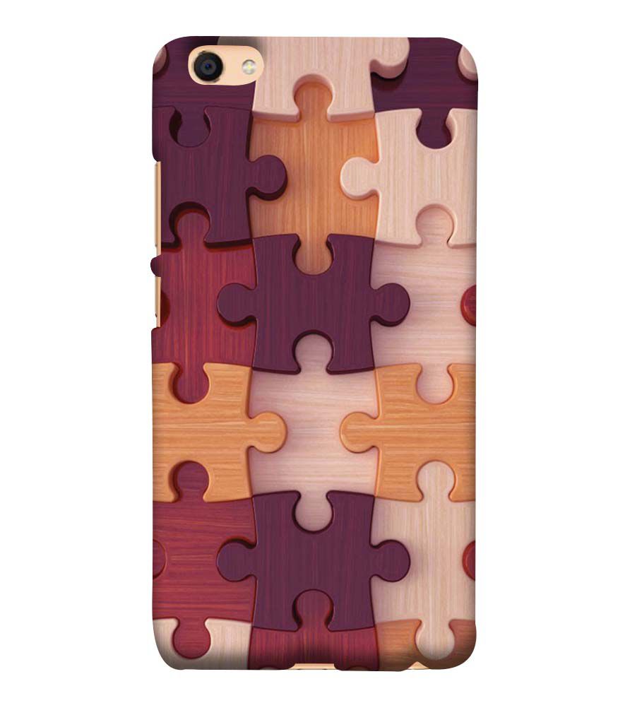 D2046-Wooden Jigsaw Back Cover for vivo Y55s