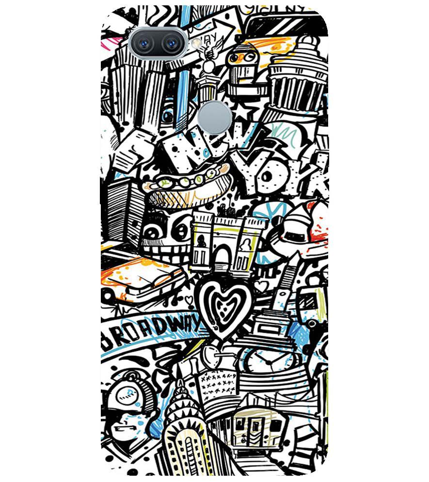 D2074-Cool Graffiti Back Cover for Oppo A7