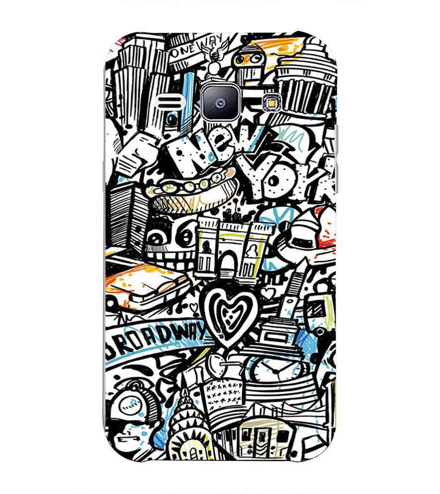 D2074-Cool Graffiti Back Cover for Samsung Galaxy J2 (2015)