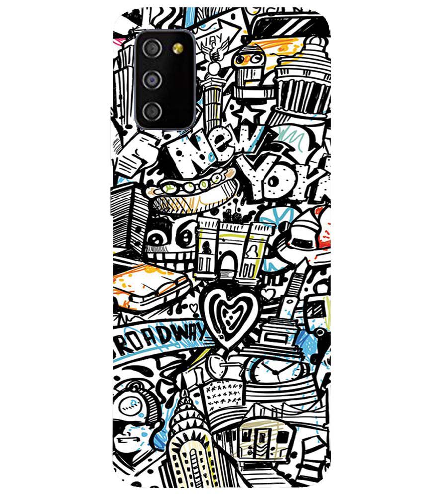 D2074-Cool Graffiti Back Cover for Samsung Galaxy M02s