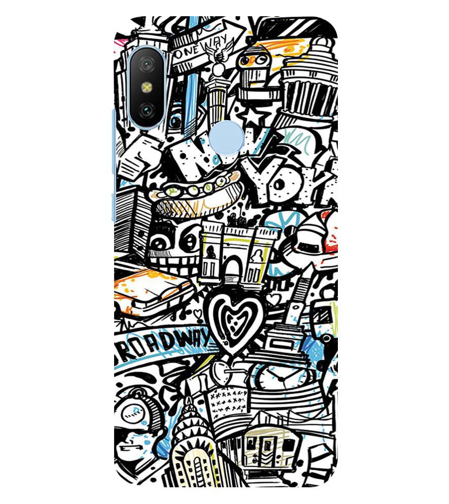D2074-Cool Graffiti Back Cover for Xiaomi Redmi A2