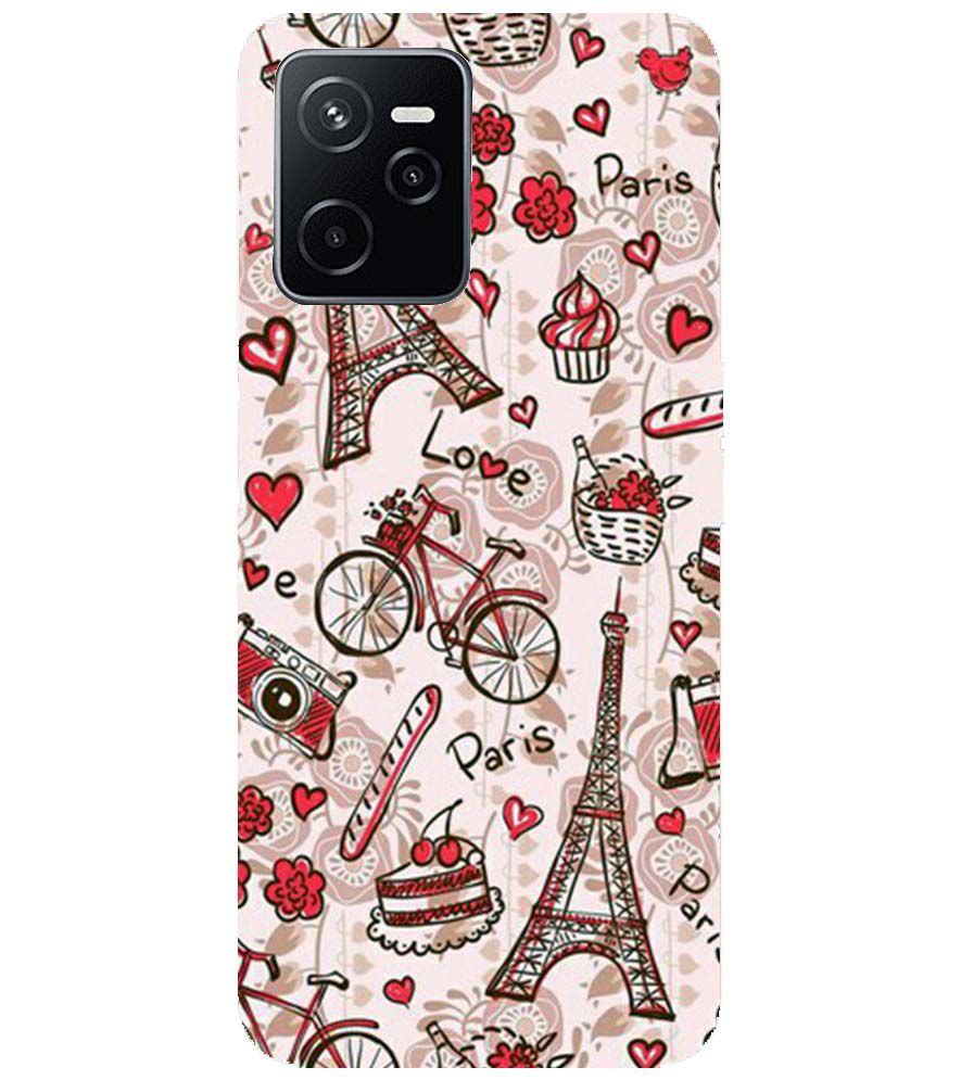 D2109-Love In Paris Back Cover for Realme C35