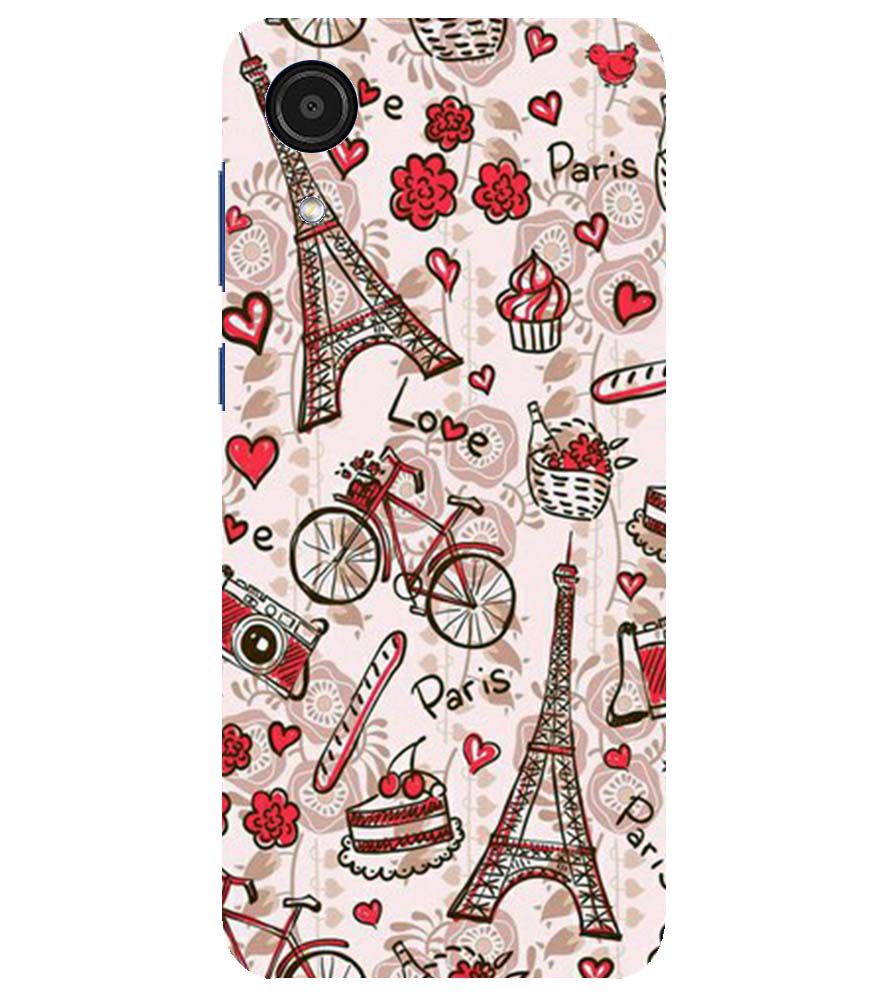D2109-Love In Paris Back Cover for Samsung Galaxy A03 Core