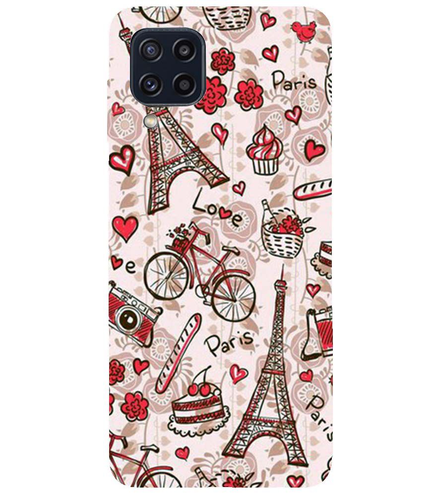 D2109-Love In Paris Back Cover for Samsung Galaxy M32 Prime