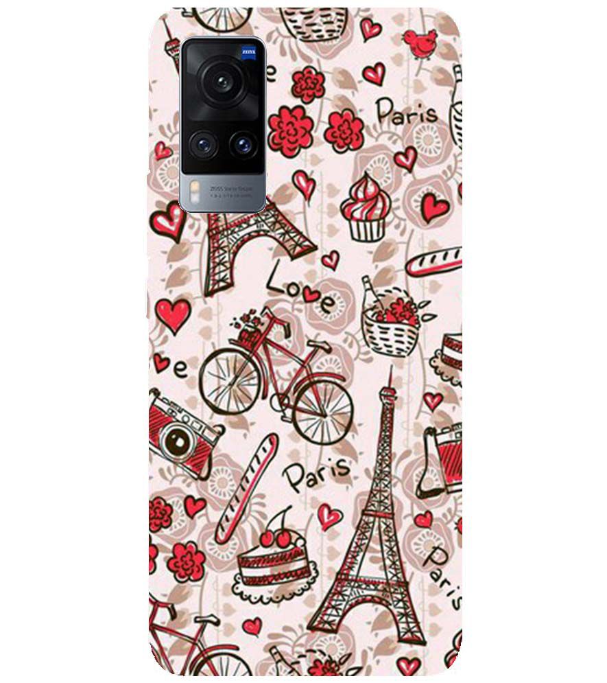 D2109-Love In Paris Back Cover for vivo X60