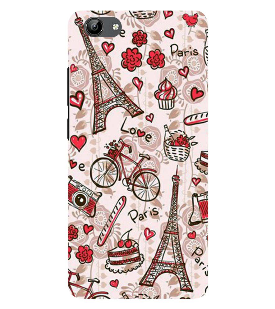 D2109-Love In Paris Back Cover for Vivo Y71i