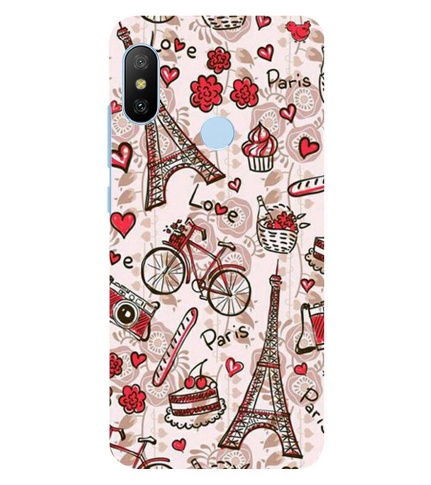 D2109-Love In Paris Back Cover for Xiaomi Redmi A2