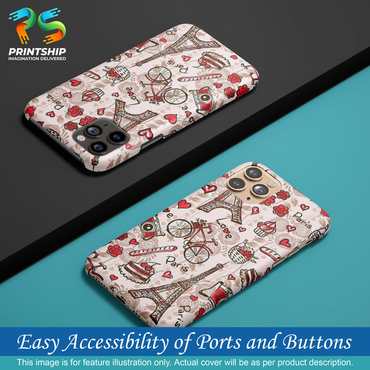 D2109-Love In Paris Back Cover for Huawei Nova 2i-Image5