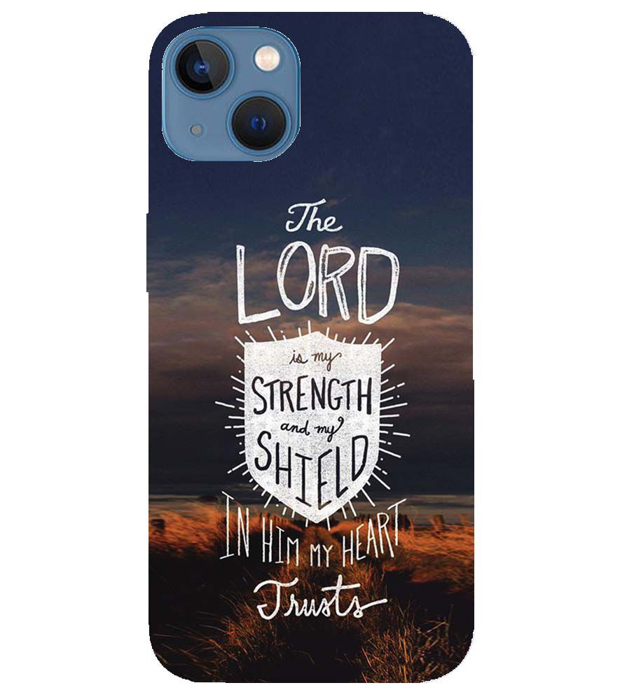 D2206-In Lord My Heart Trusts Back Cover for Apple iPhone 13