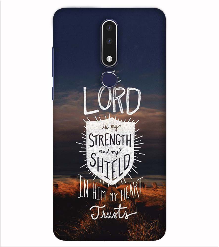 D2206-In Lord My Heart Trusts Back Cover for Nokia 7.1