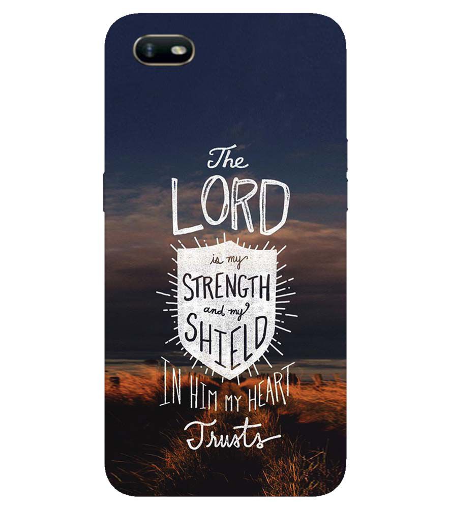 D2206-In Lord My Heart Trusts Back Cover for Oppo A1k