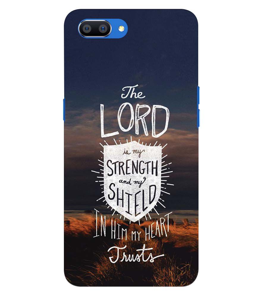 D2206-In Lord My Heart Trusts Back Cover for Oppo A5