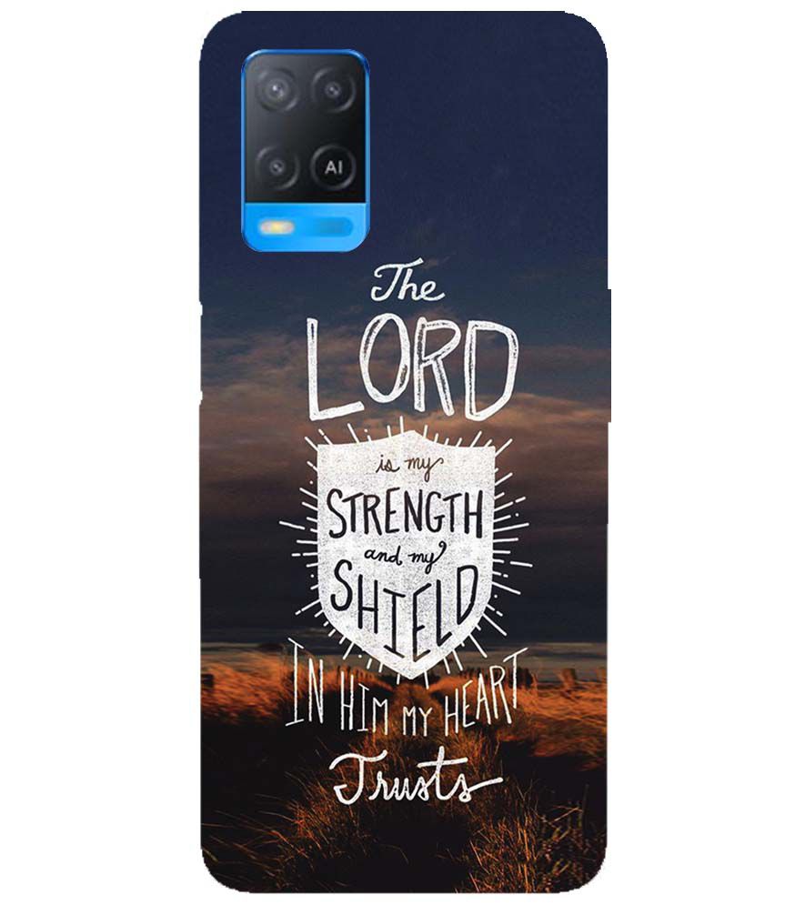 D2206-In Lord My Heart Trusts Back Cover for Oppo A54