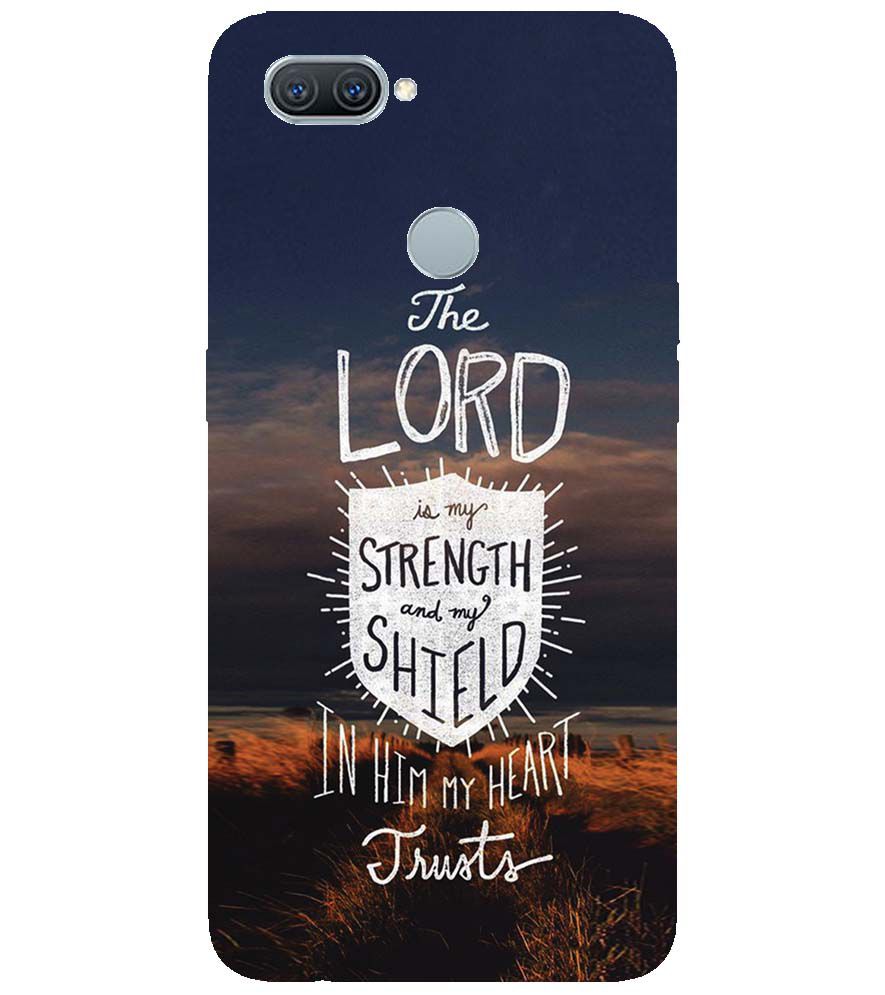 D2206-In Lord My Heart Trusts Back Cover for Oppo A7