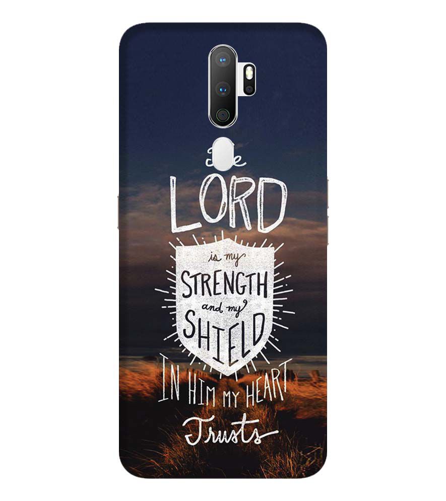 D2206-In Lord My Heart Trusts Back Cover for Oppo A9 (2020)