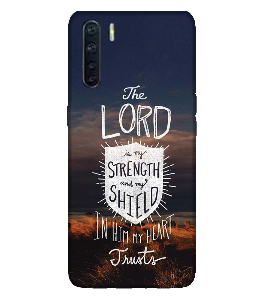 D2206-In Lord My Heart Trusts Back Cover for Oppo F15