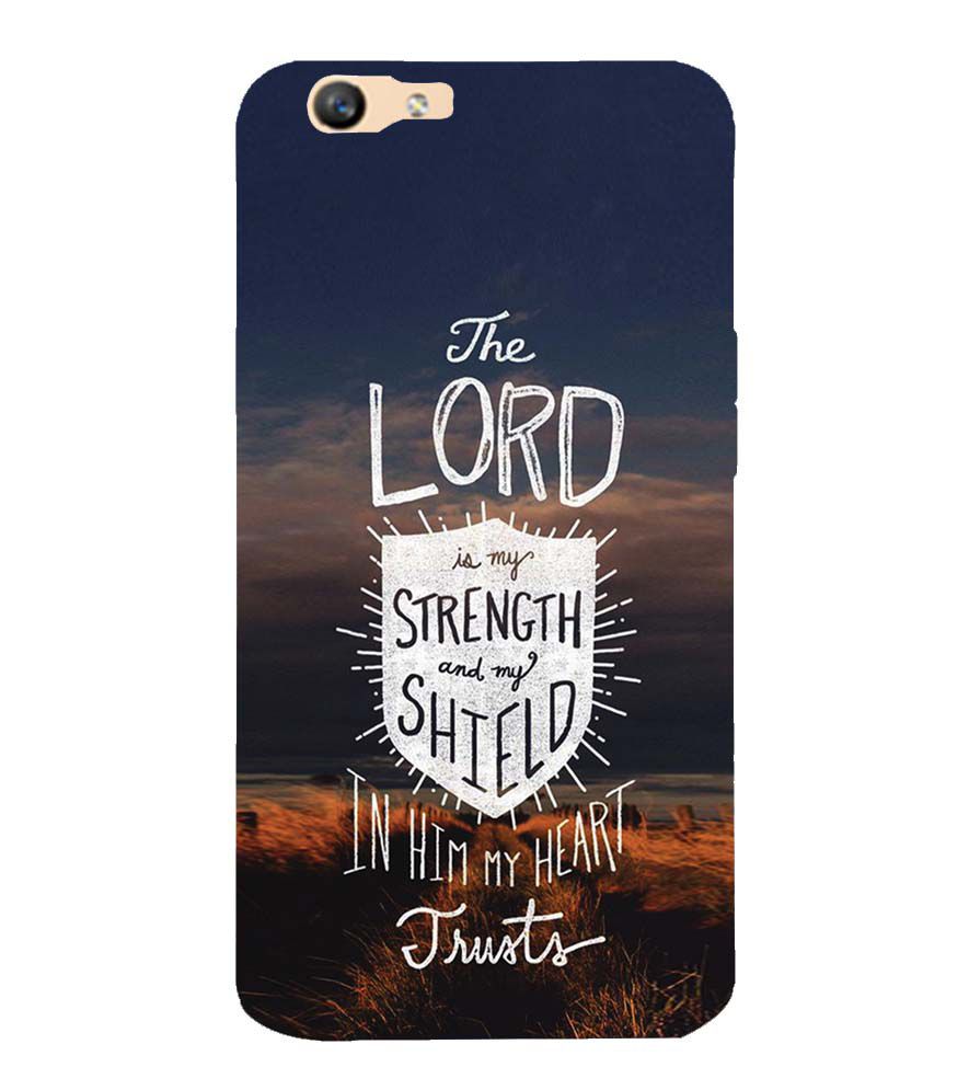 D2206-In Lord My Heart Trusts Back Cover for Oppo F1s : A59