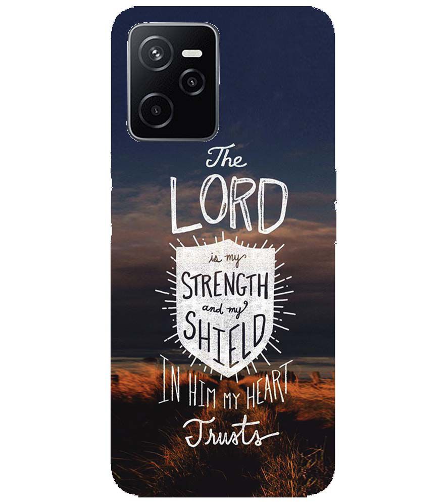 D2206-In Lord My Heart Trusts Back Cover for Realme C35