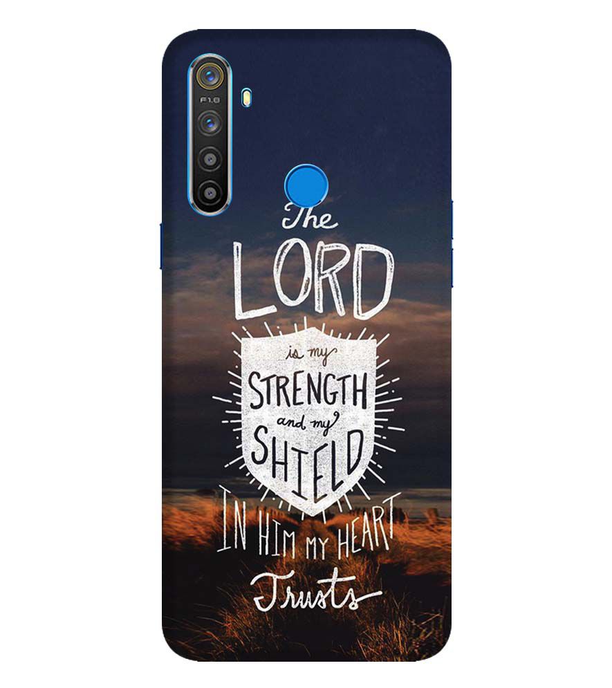 D2206-In Lord My Heart Trusts Back Cover for Realme Narzo 10