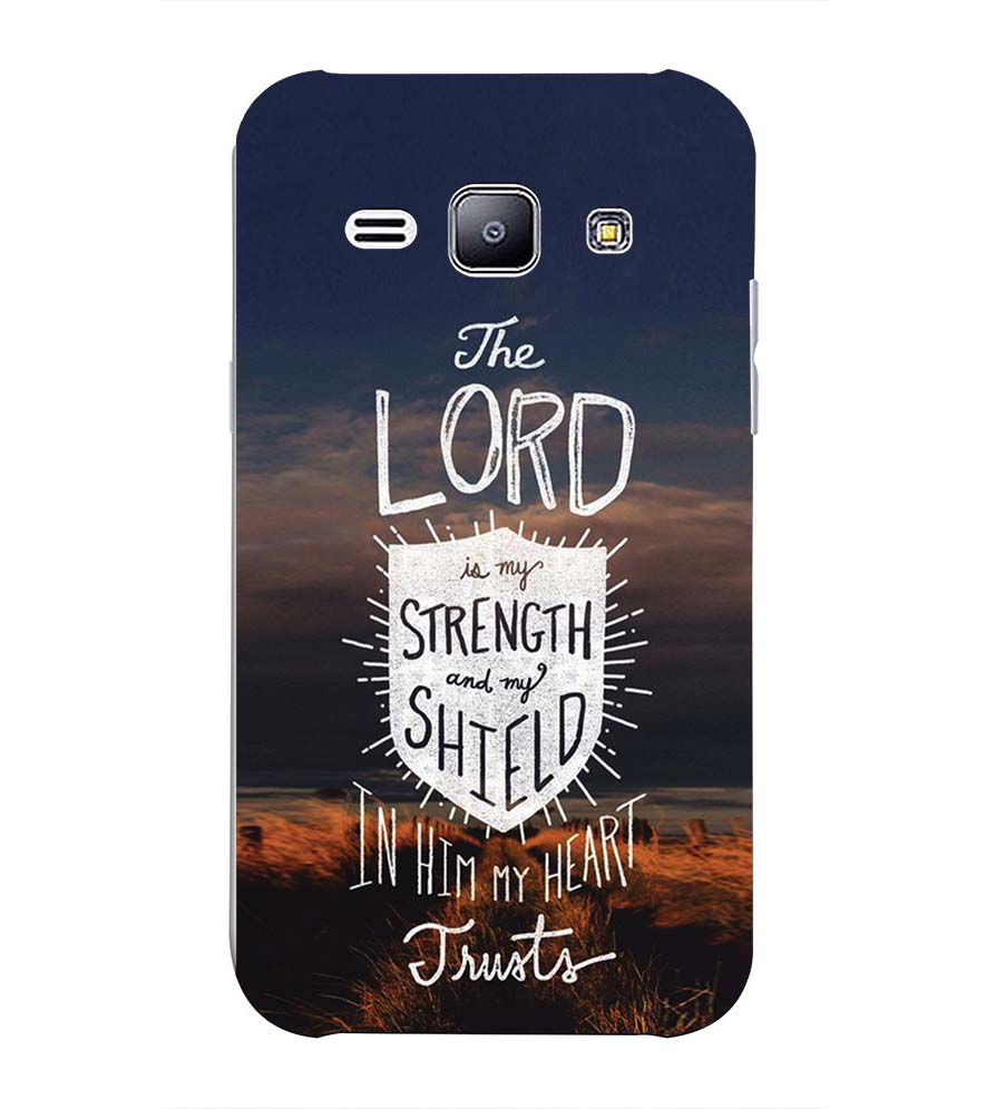 D2206-In Lord My Heart Trusts Back Cover for Samsung Galaxy J2 (2015)