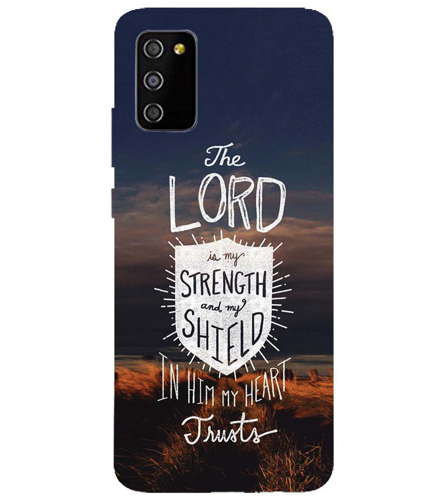 D2206-In Lord My Heart Trusts Back Cover for Samsung Galaxy M02s