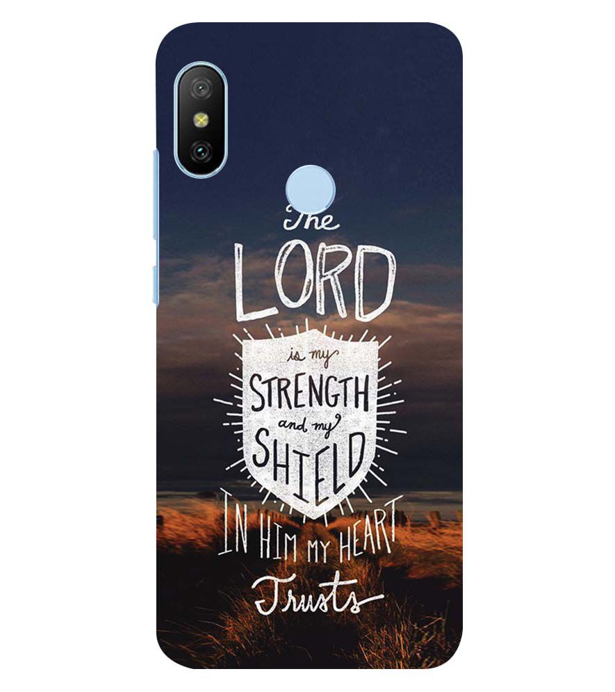 D2206-In Lord My Heart Trusts Back Cover for Xiaomi Redmi A2