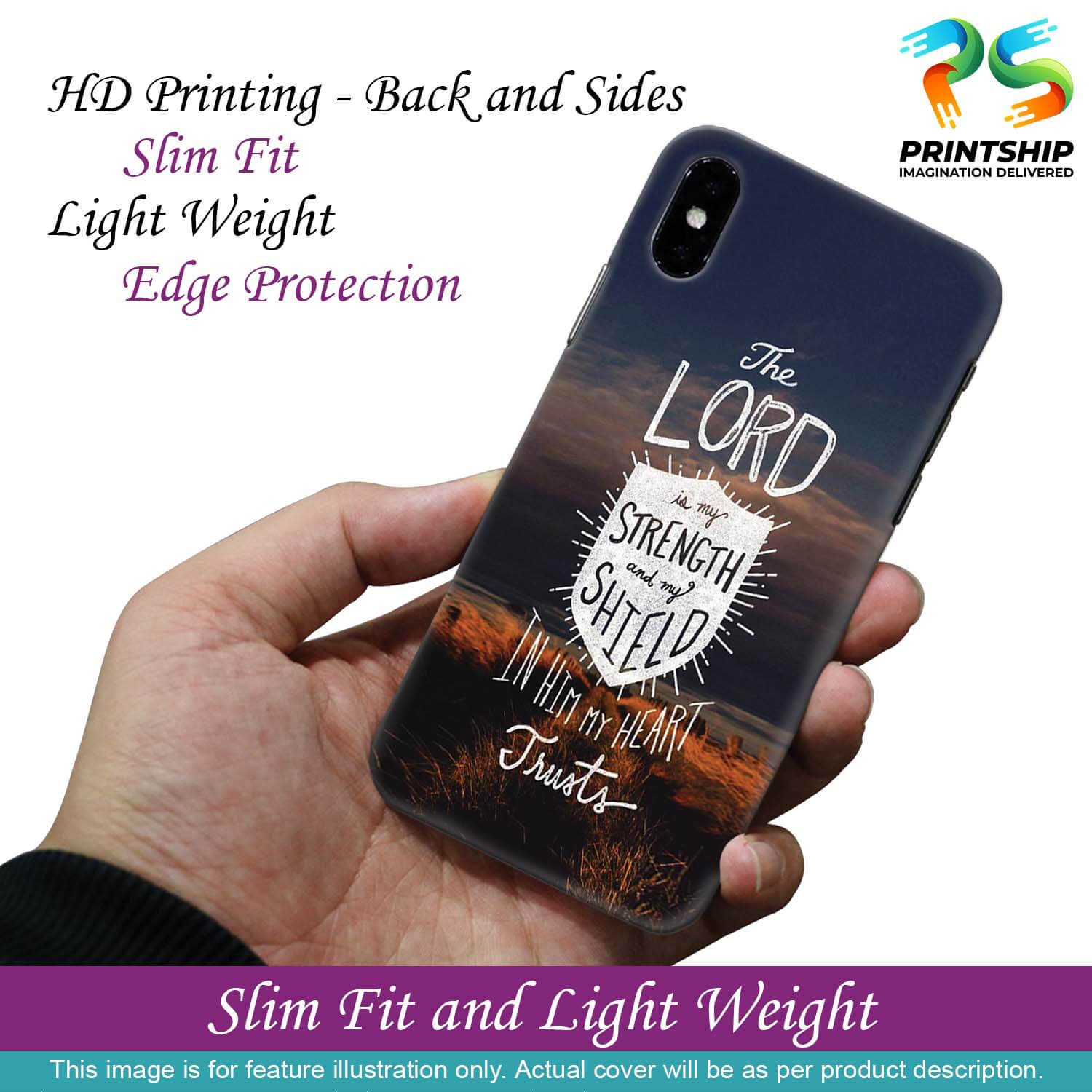 D2206-In Lord My Heart Trusts Back Cover for Samsung Galaxy M11