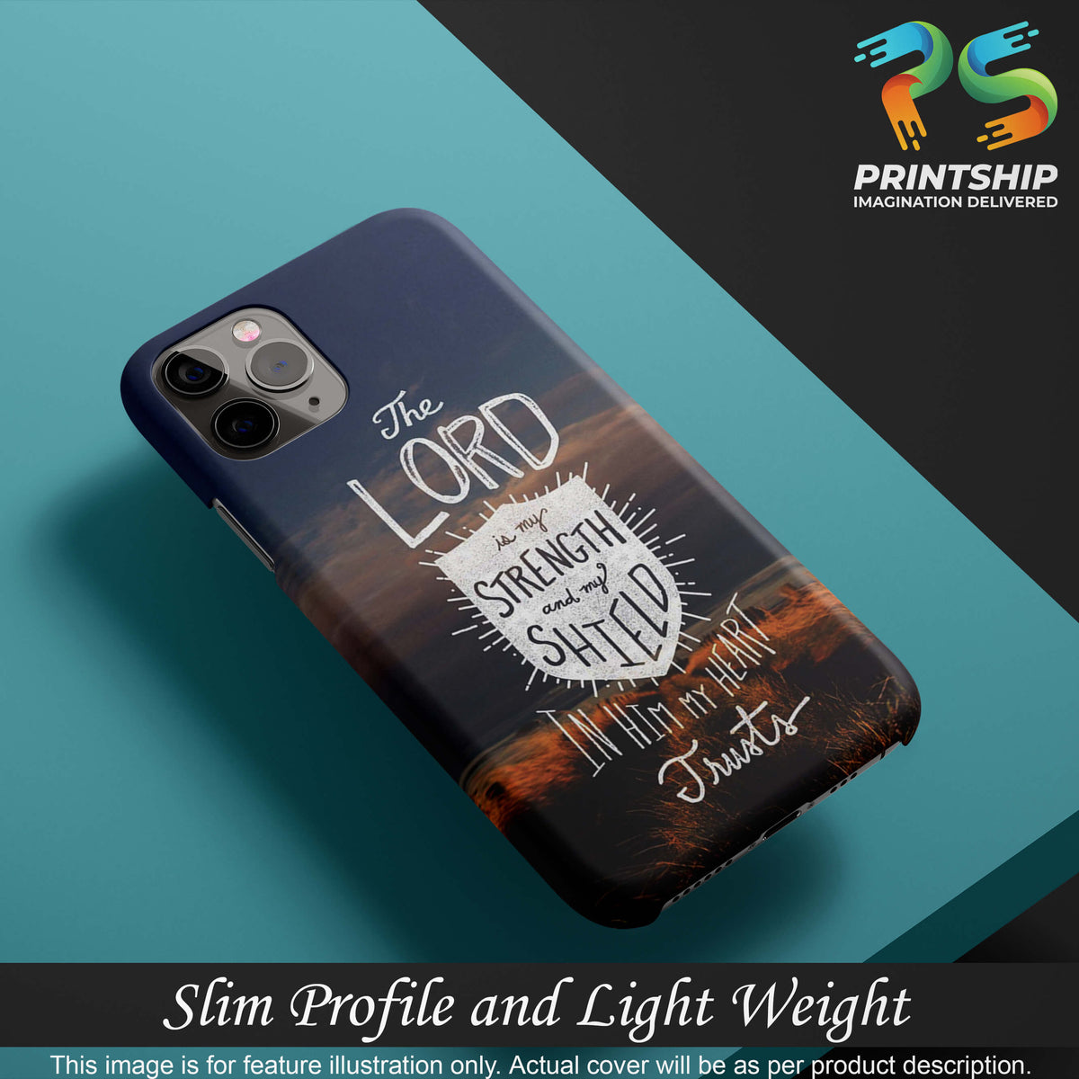 D2206-In Lord My Heart Trusts Back Cover for vivo X60-Image4