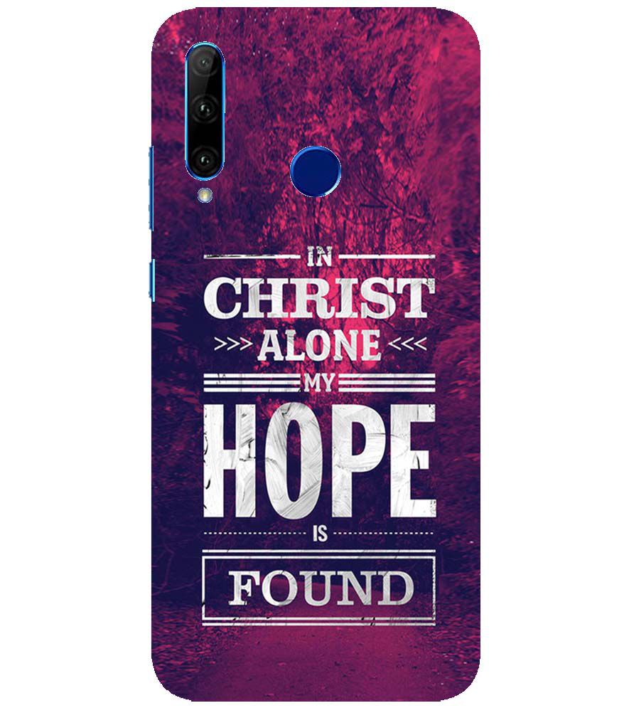 D2208-In Christ I Find Hope Back Cover for Huawei Honor 10i
