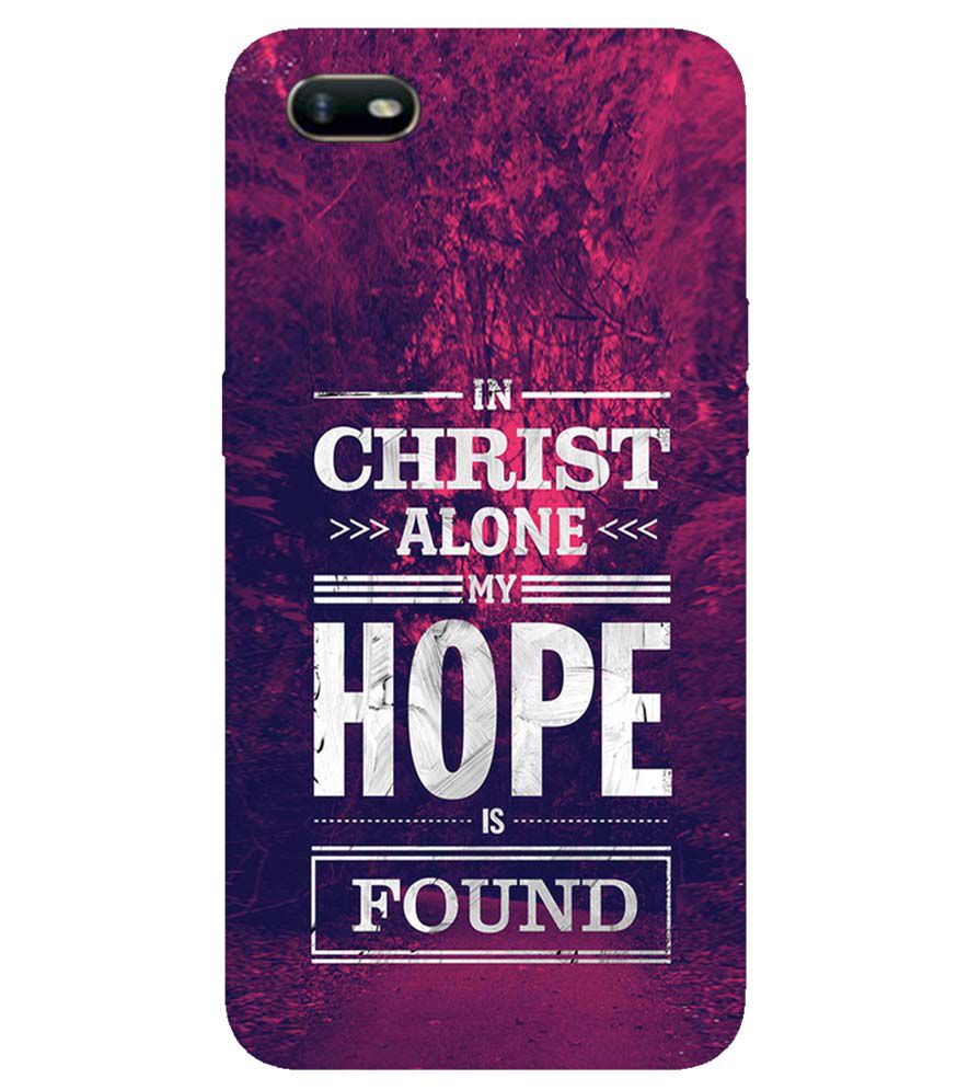 D2208-In Christ I Find Hope Back Cover for Oppo A1k