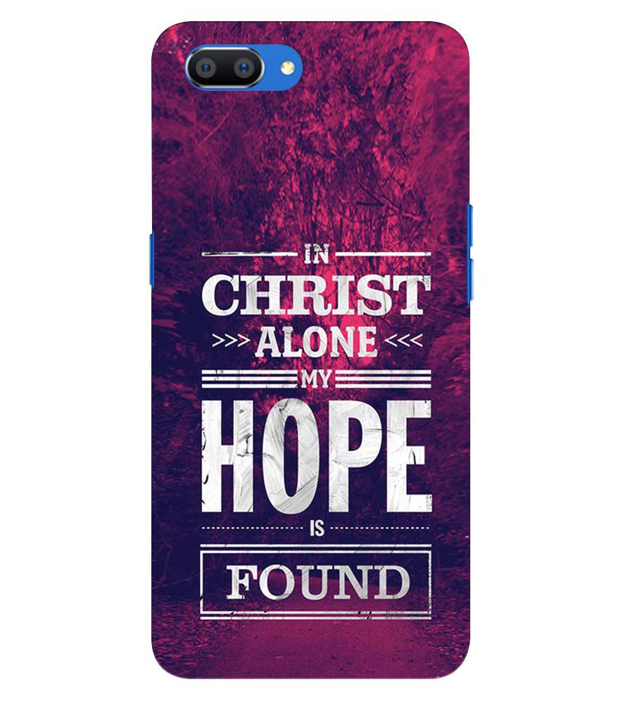 D2208-In Christ I Find Hope Back Cover for Oppo A5