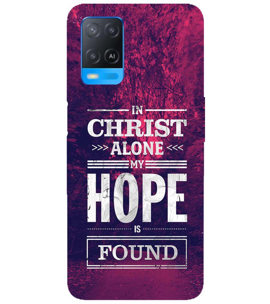D2208-In Christ I Find Hope Back Cover for Oppo A54