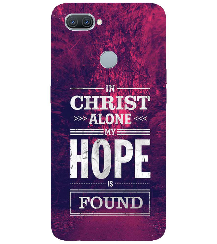 D2208-In Christ I Find Hope Back Cover for Oppo A7