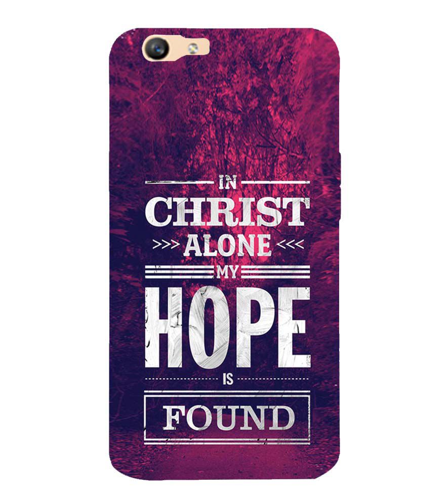 D2208-In Christ I Find Hope Back Cover for Oppo F1s : A59